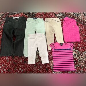 Bundle girl clothes tops & pants